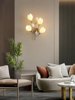 Porcelain Magnolia Wall Lamp - Lamp Outdoor