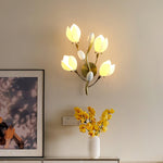 Porcelain Magnolia Wall Lamp - Lamp Outdoor