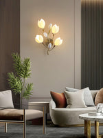 Porcelain Magnolia Wall Lamp - Lamp Outdoor