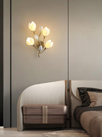 Porcelain Magnolia Wall Lamp - Lamp Outdoor