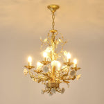 White Rose Crystal Chandelier - Lamp Outdoor