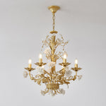 White Rose Crystal Chandelier - Lamp Outdoor