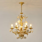 White Rose Crystal Chandelier - Lamp Outdoor
