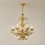 White Rose Crystal Chandelier - Lamp Outdoor