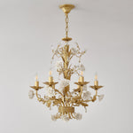 White Rose Crystal Chandelier - Lamp Outdoor