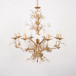 White Rose Crystal Chandelier - Lamp Outdoor