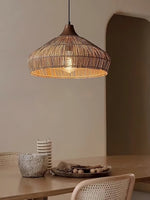 Wicker Rattan Pendant Light - Lamp Outdoor