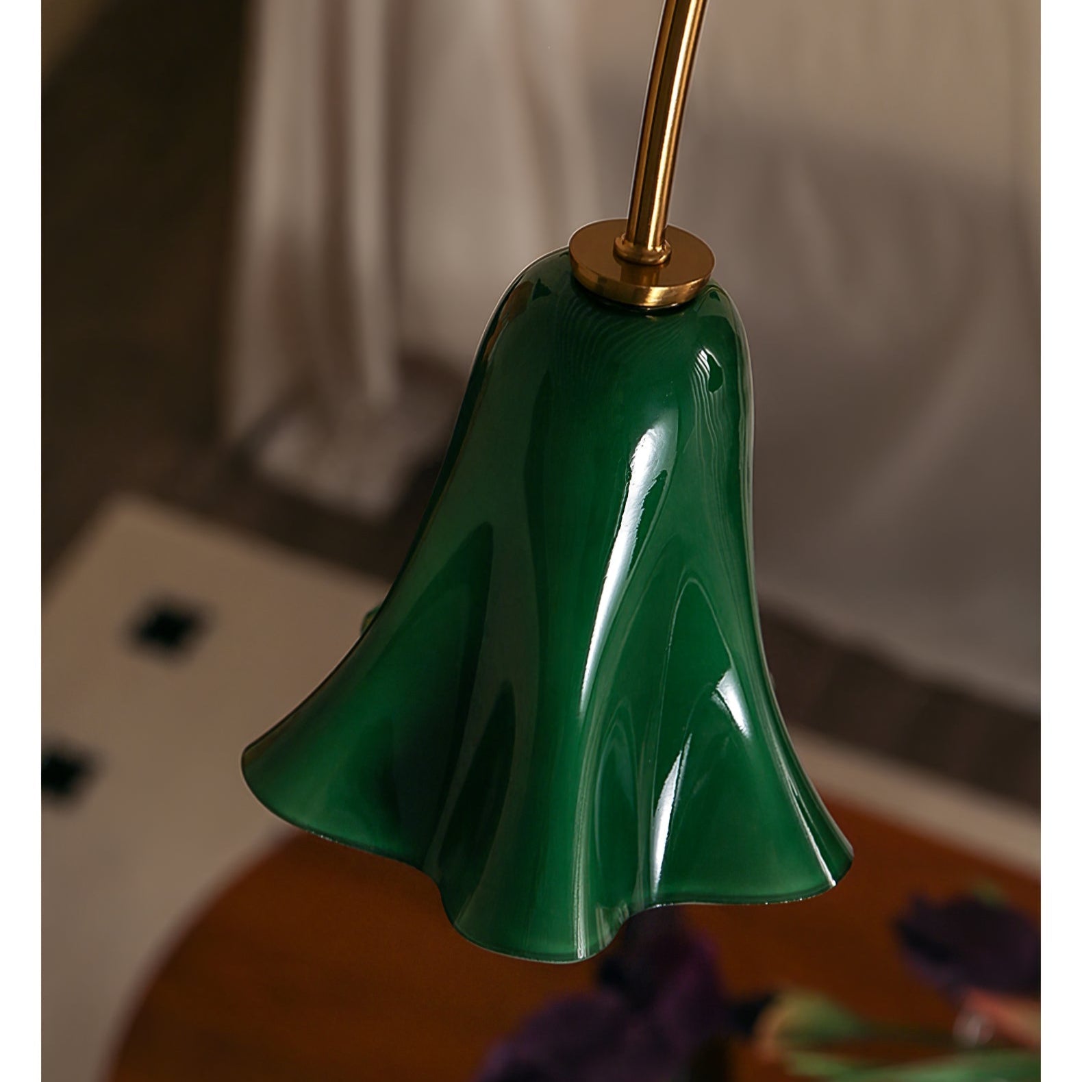 EmeraldBell Glass Pendant Chandelier - Lamp Outdoor