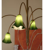 EmeraldBell Glass Pendant Chandelier - Lamp Outdoor