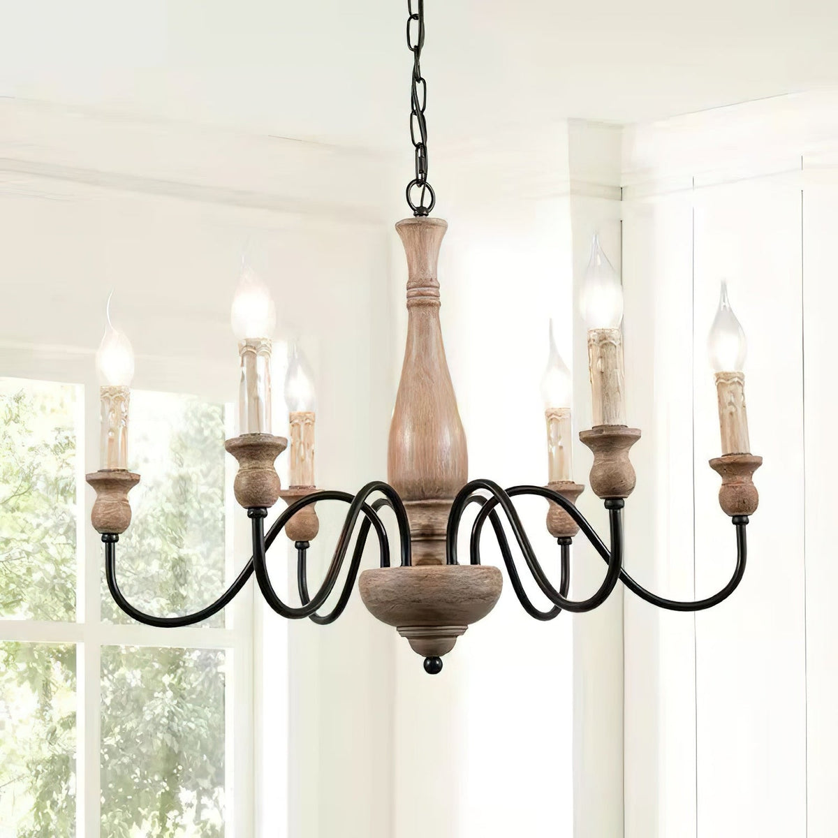 Aurora Chandelier Farmhouse Rustic - Lamp Outdoor