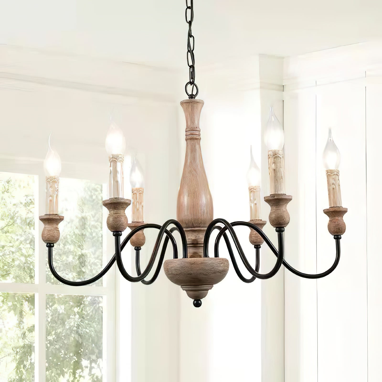 Aurora Chandelier Farmhouse Rustic - Lamp Outdoor
