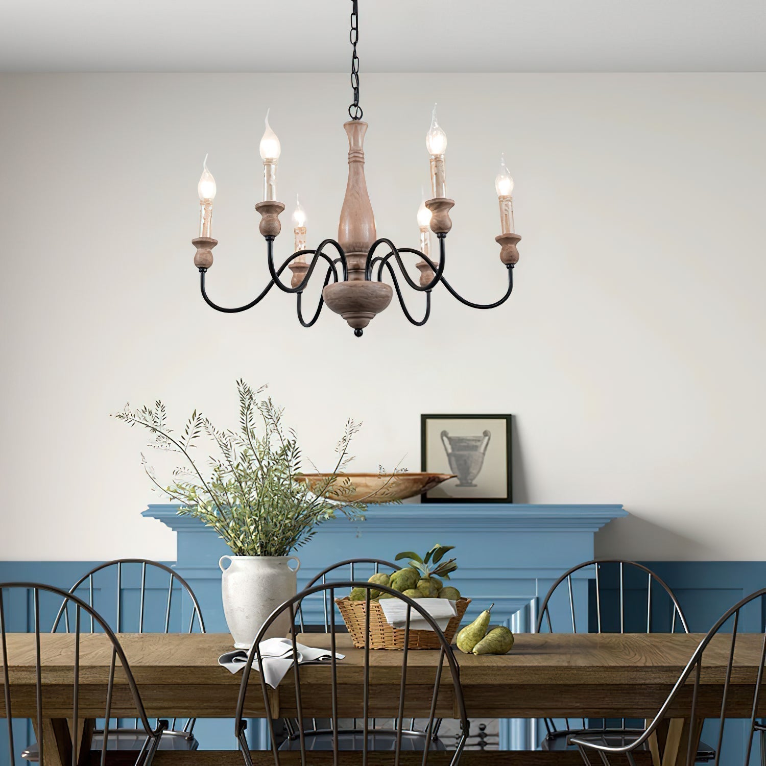 Aurora Chandelier Farmhouse Rustic - Lamp Outdoor