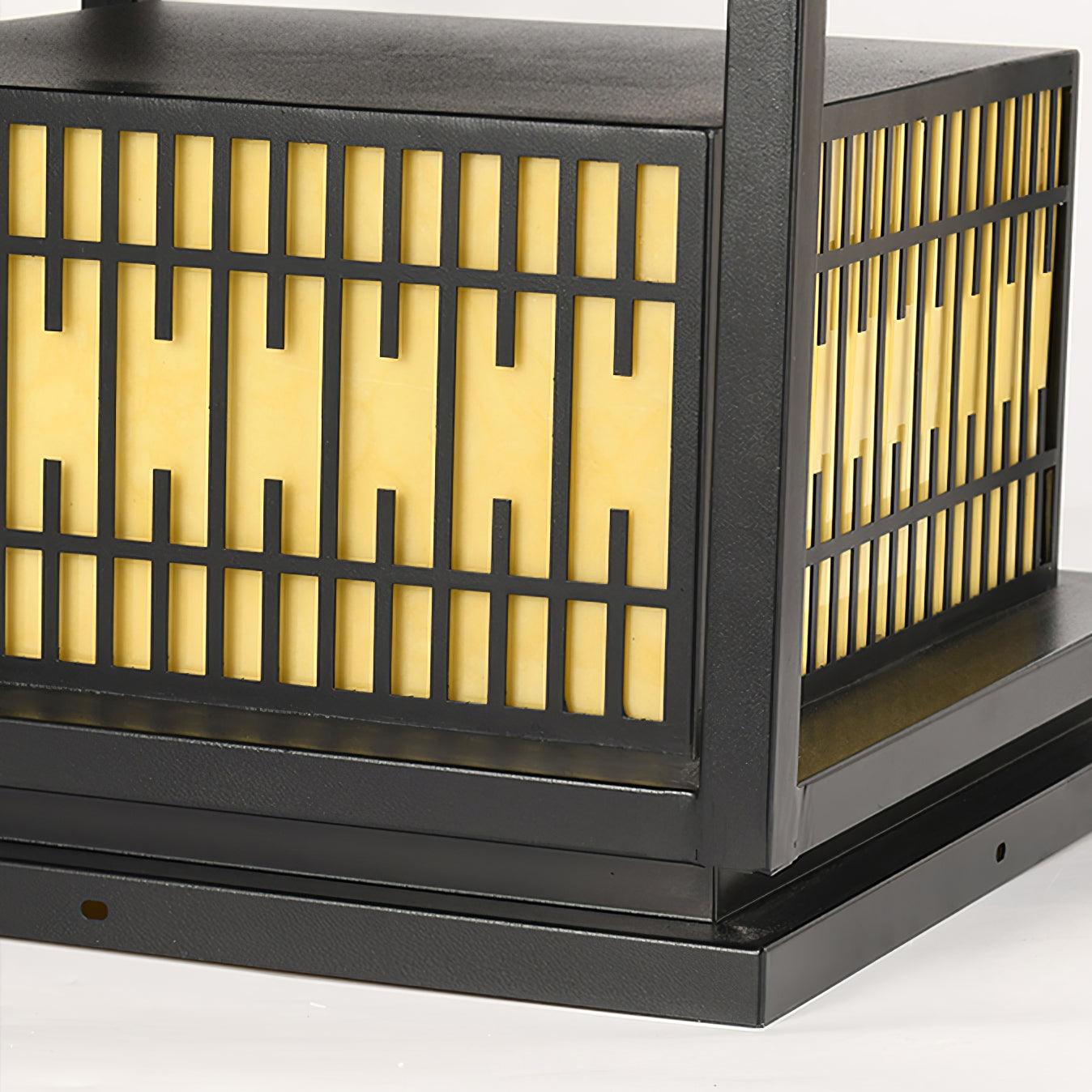 Window Grille Outdoor Post Light - Lamp Outdoor