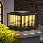 Window Grille Outdoor Post Light - Lamp Outdoor