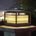 Window Grille Outdoor Post Light - Lamp Outdoor