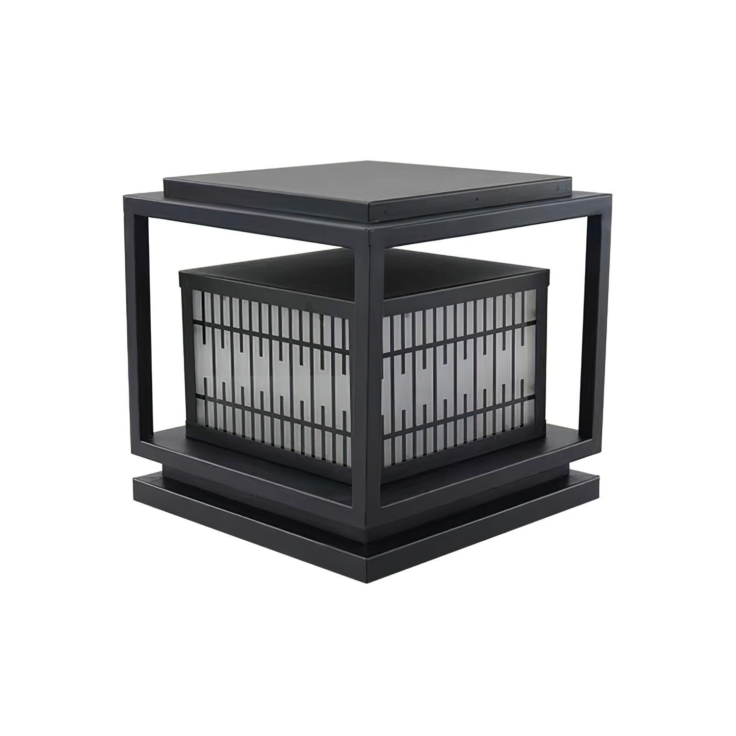 Window Grille Outdoor Post Light - Lamp Outdoor