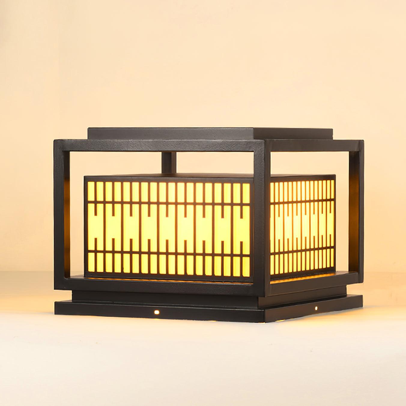 Window Grille Outdoor Post Light - Lamp Outdoor