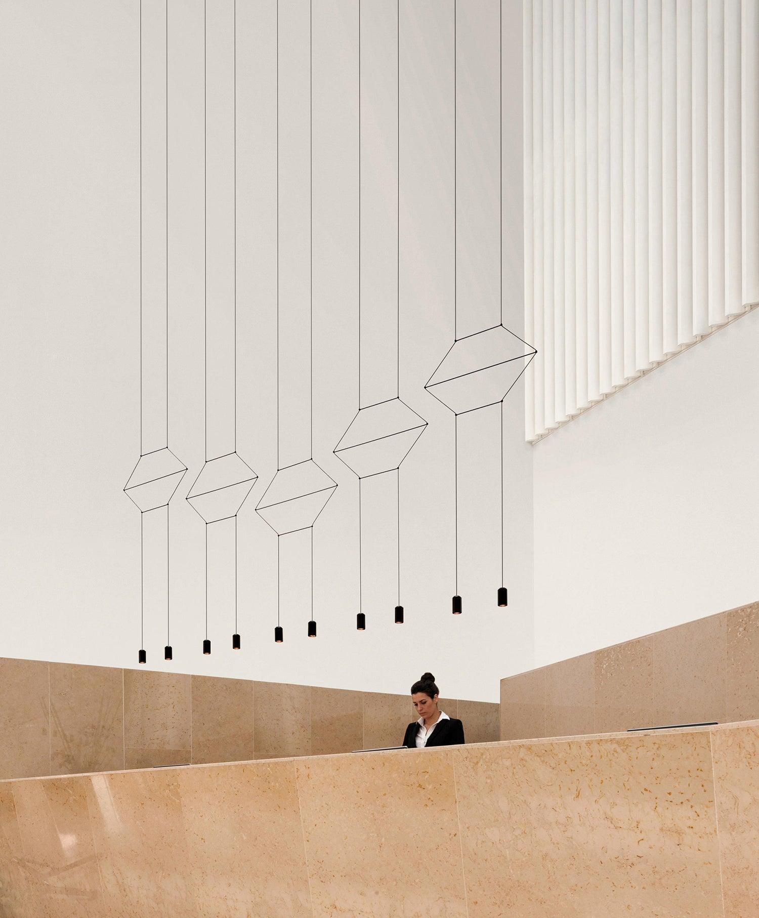 Line Art Pendant Light - Lamp Outdoor