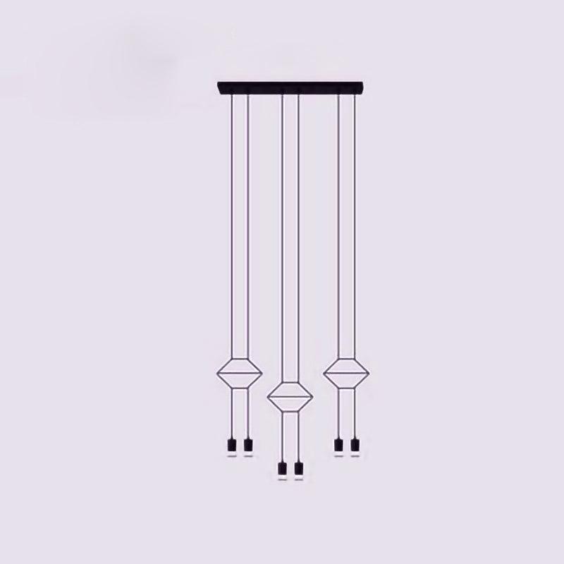 Line Art Pendant Light - Lamp Outdoor