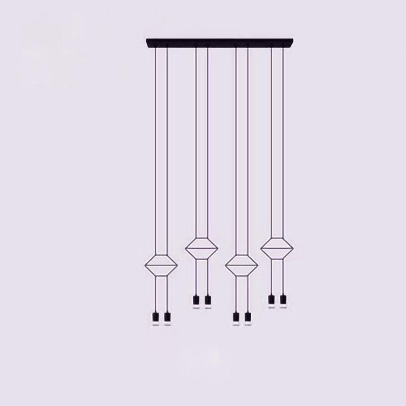 Line Art Pendant Light - Lamp Outdoor