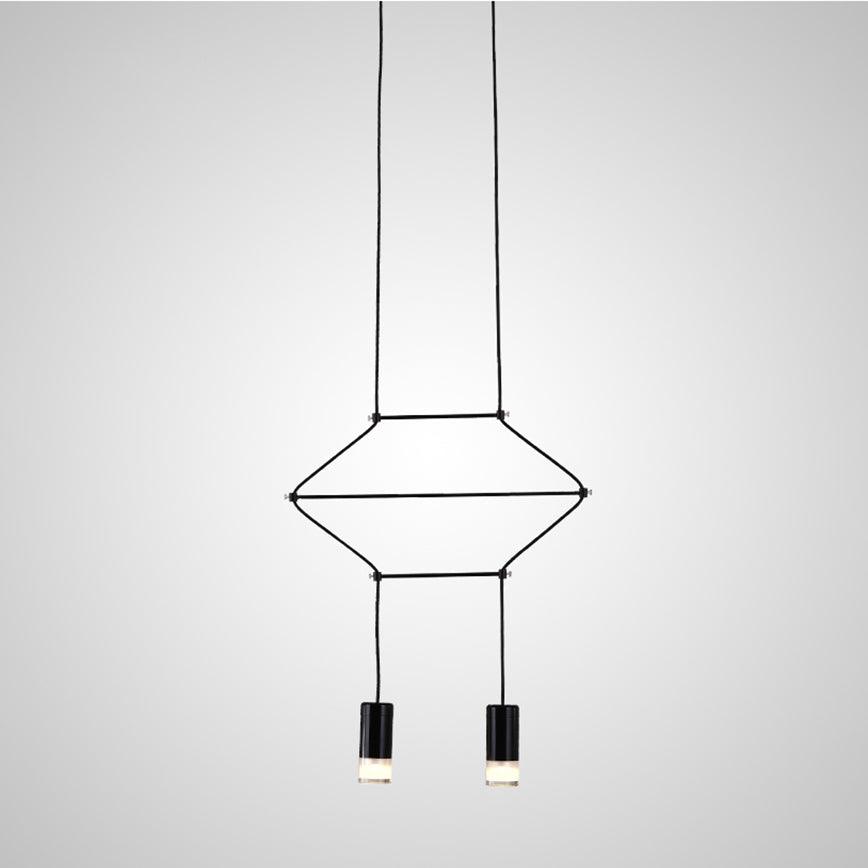 Line Art Pendant Light - Lamp Outdoor
