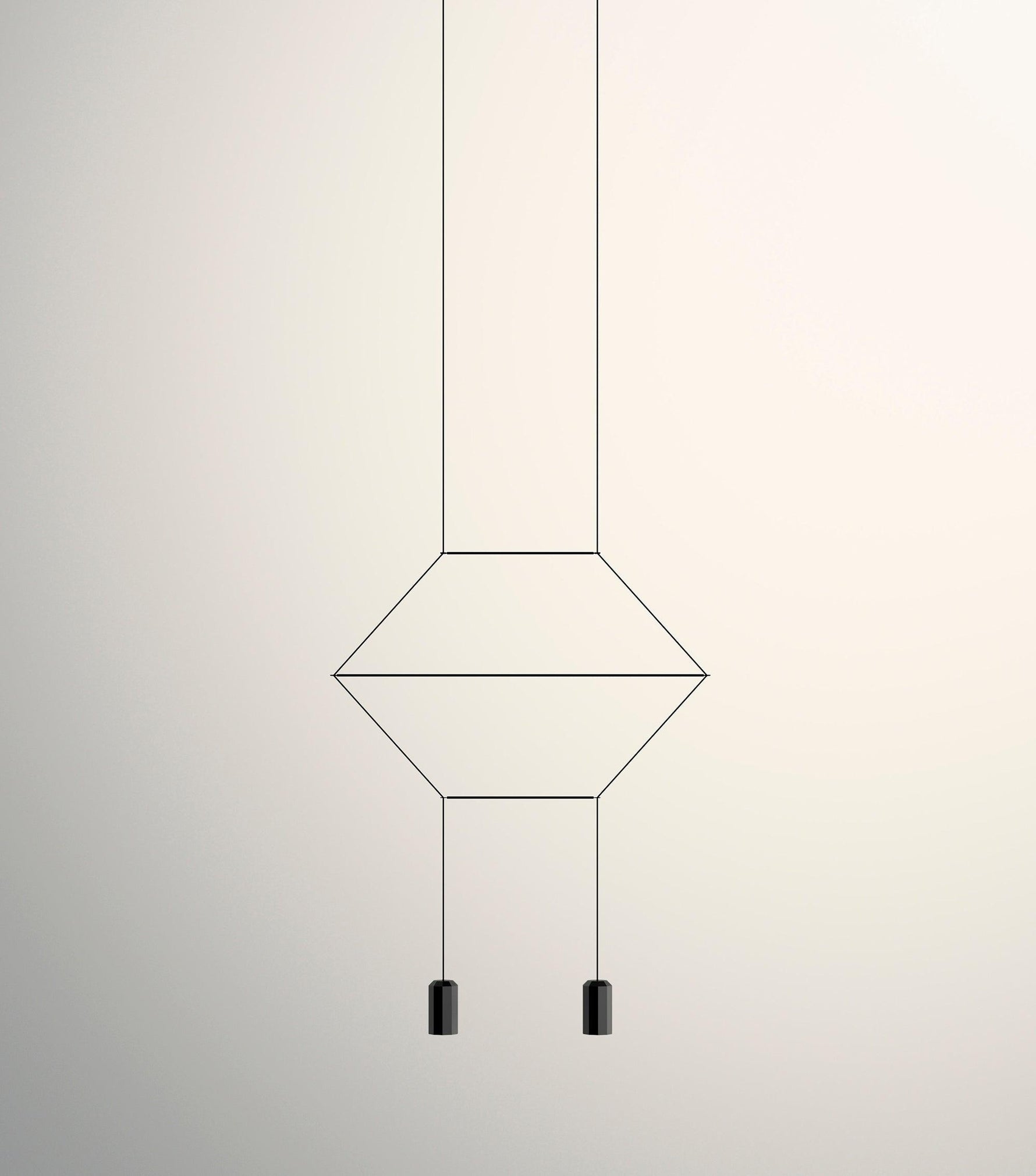Line Art Pendant Light - Lamp Outdoor