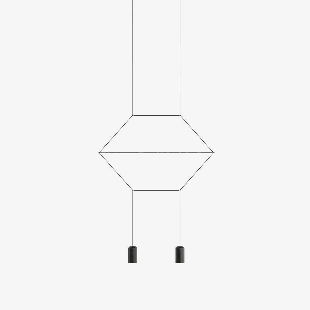 Line Art Pendant Light - Lamp Outdoor