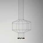 Geometric Lines Pendant Lamp - Lamp Outdoor