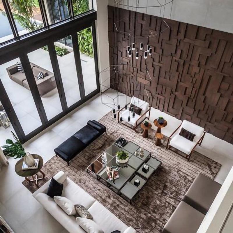 Geometric Lines Pendant Lamp - Lamp Outdoor
