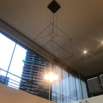 Geometric Lines Pendant Lamp - Lamp Outdoor