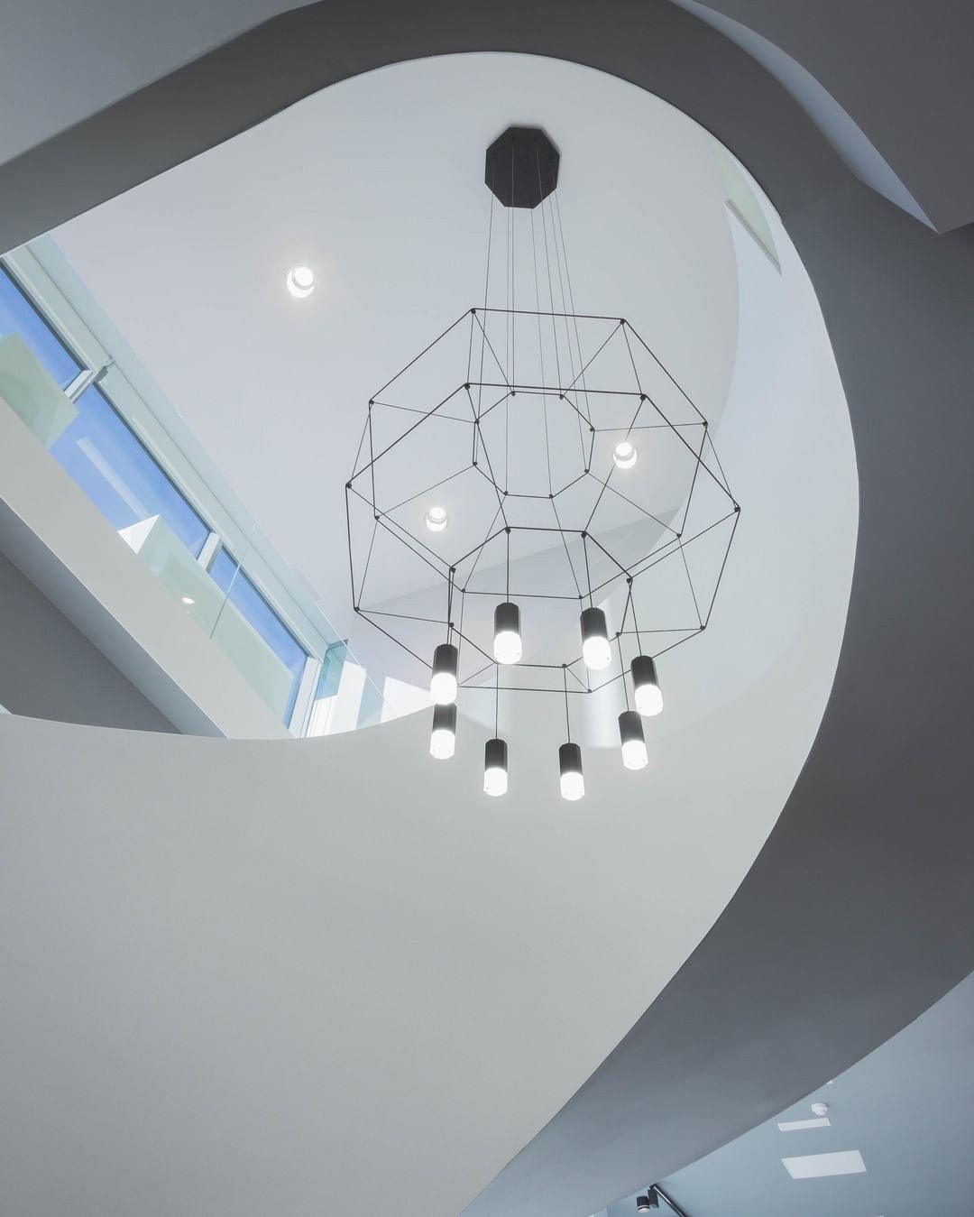 Geometric Lines Pendant Lamp - Lamp Outdoor