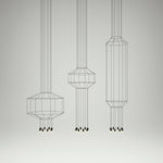 Geometric Lines Pendant Lamp - Lamp Outdoor