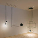 Geometric Lines Pendant Lamp - Lamp Outdoor