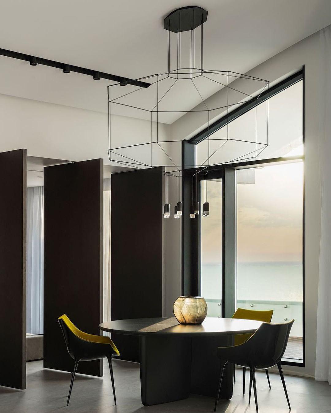 Geometric Lines Pendant Lamp - Lamp Outdoor