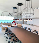 Geometric Lines Pendant Lamp - Lamp Outdoor