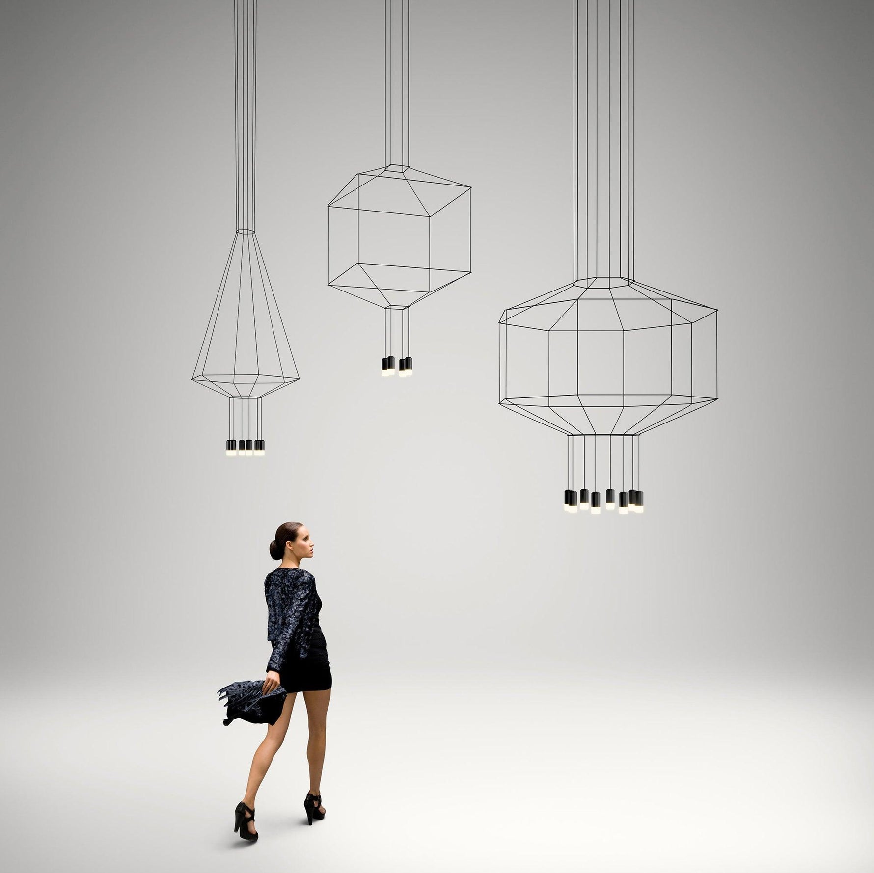 Geometric Lines Pendant Lamp - Lamp Outdoor
