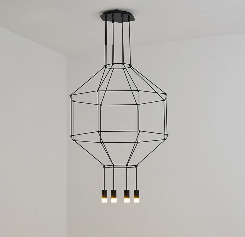 Geometric Lines Pendant Lamp - Lamp Outdoor