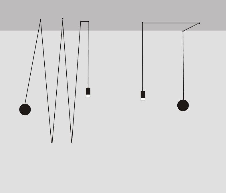 Line Form Pendant light - Lamp Outdoor