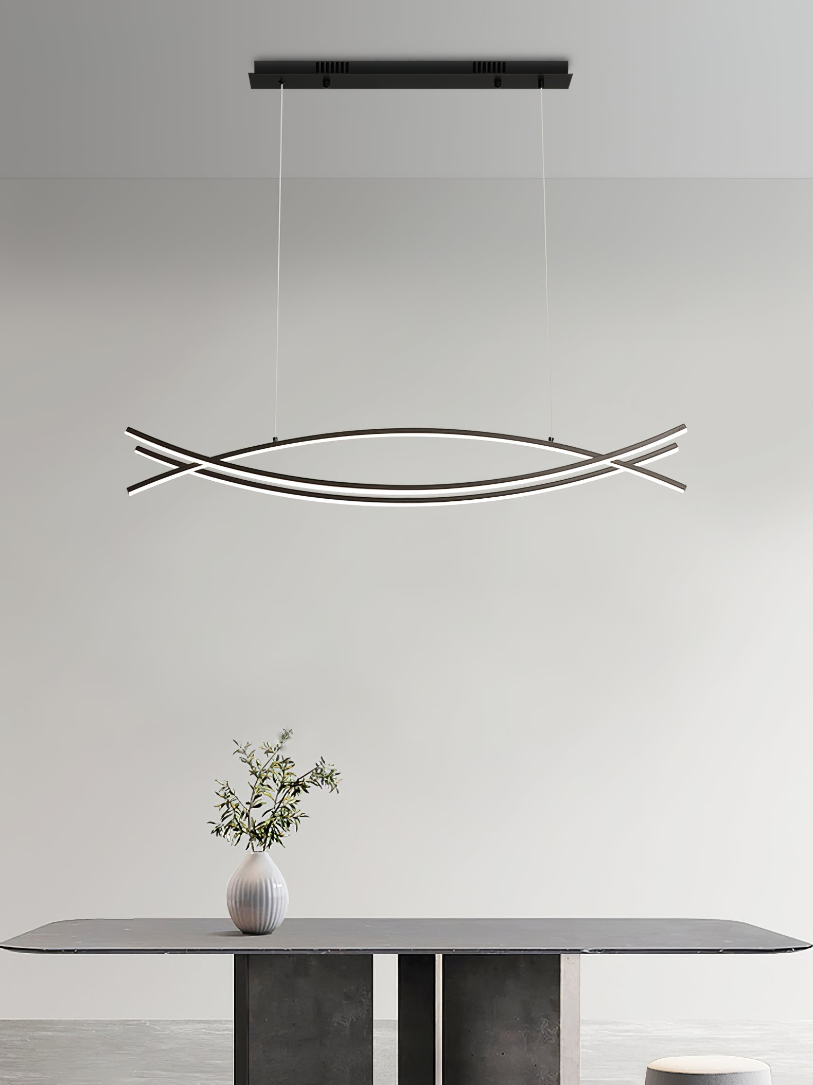 Wishbone LED Chandelier - Lamp Outdoor