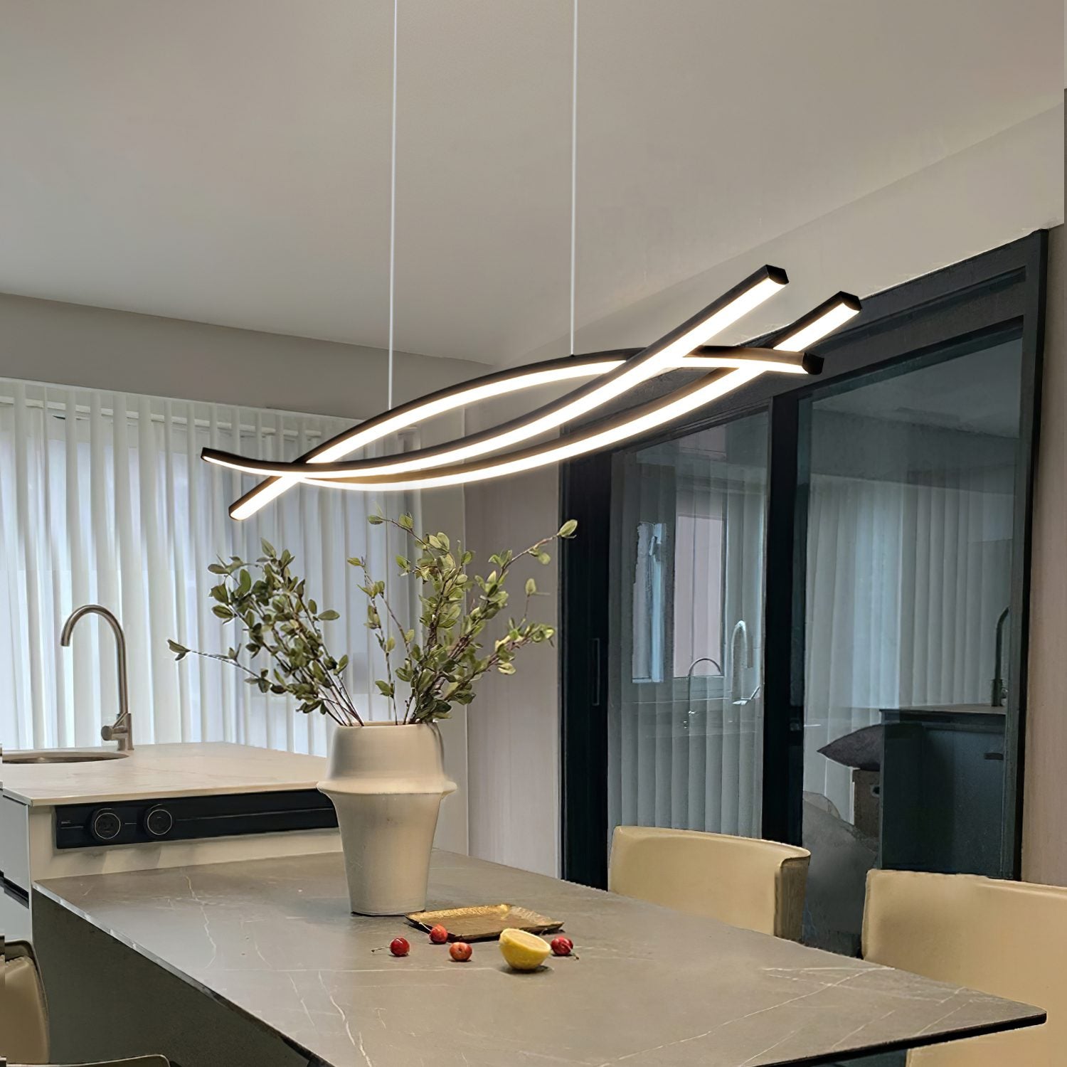 Wishbone LED Chandelier - Lamp Outdoor