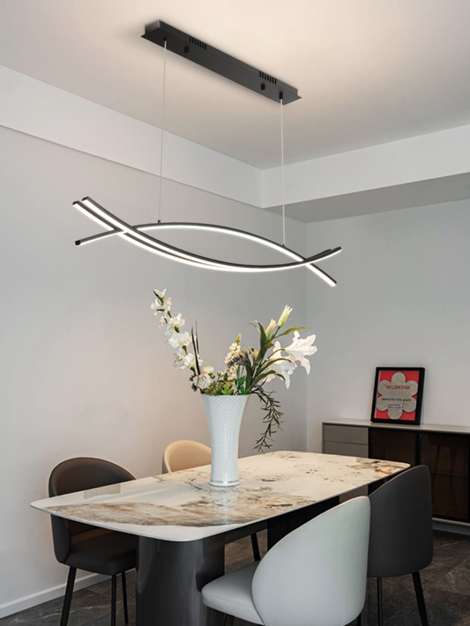 Wishbone LED Chandelier - Lamp Outdoor