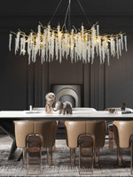 Solara Chandelier Wisteria Flower Crystal - Letslighting