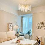 Solara Chandelier Wisteria Flower Crystal - Letslighting