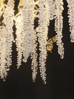 Solara Chandelier Wisteria Flower Crystal - Letslighting