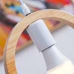 Wood Bird Resin Pendant Light - Lamp Outdoor