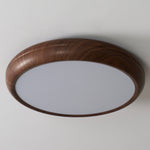 Wood Grain Round Ceiling Lamp - Lamp Outdoor
