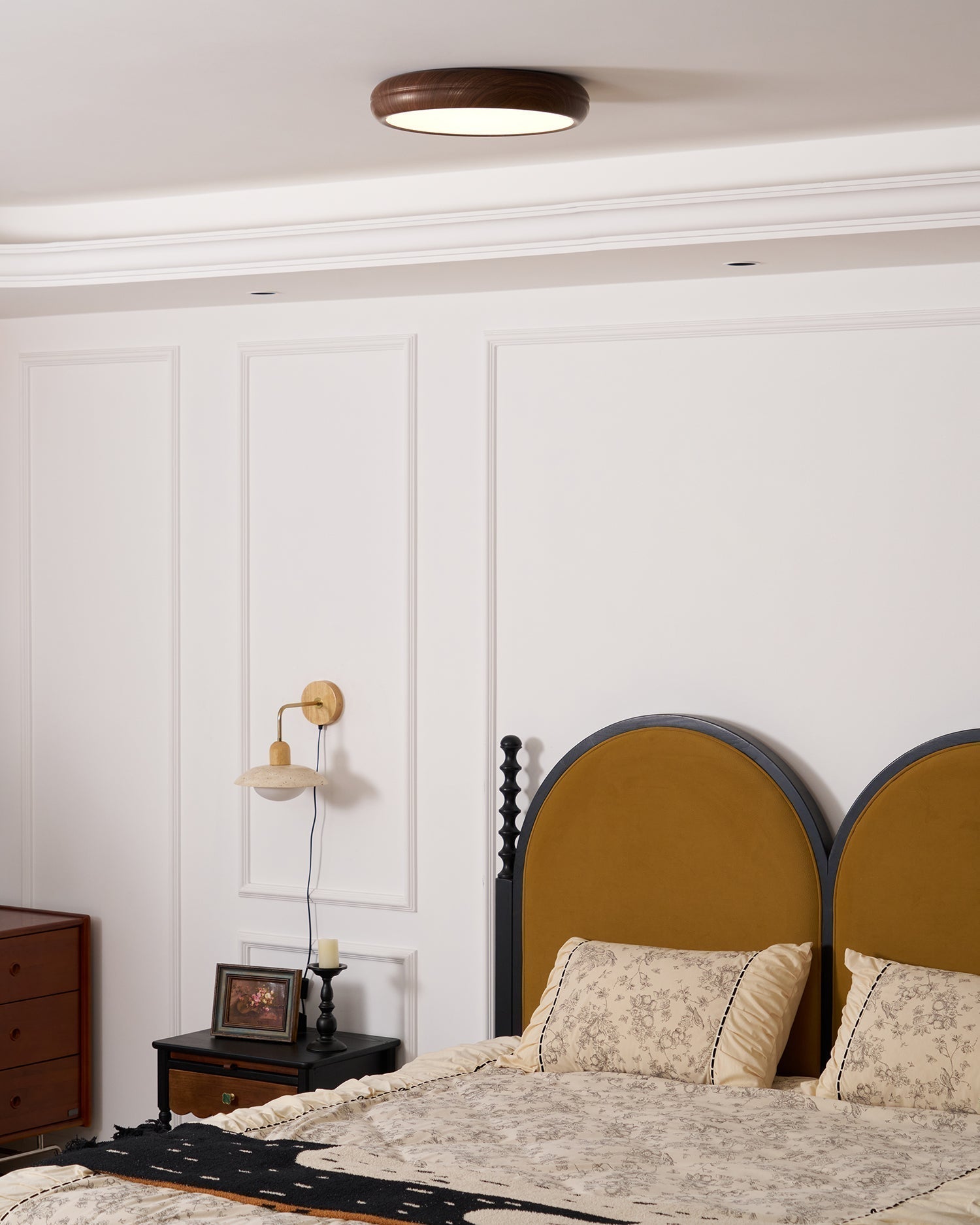 Wood Grain Round Ceiling Lamp - Lamp Outdoor