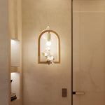 Wood Bird Resin Wall Light - Lamp Outdoor