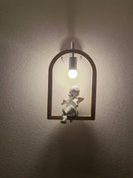 Wood Bird Resin Wall Light - Lamp Outdoor
