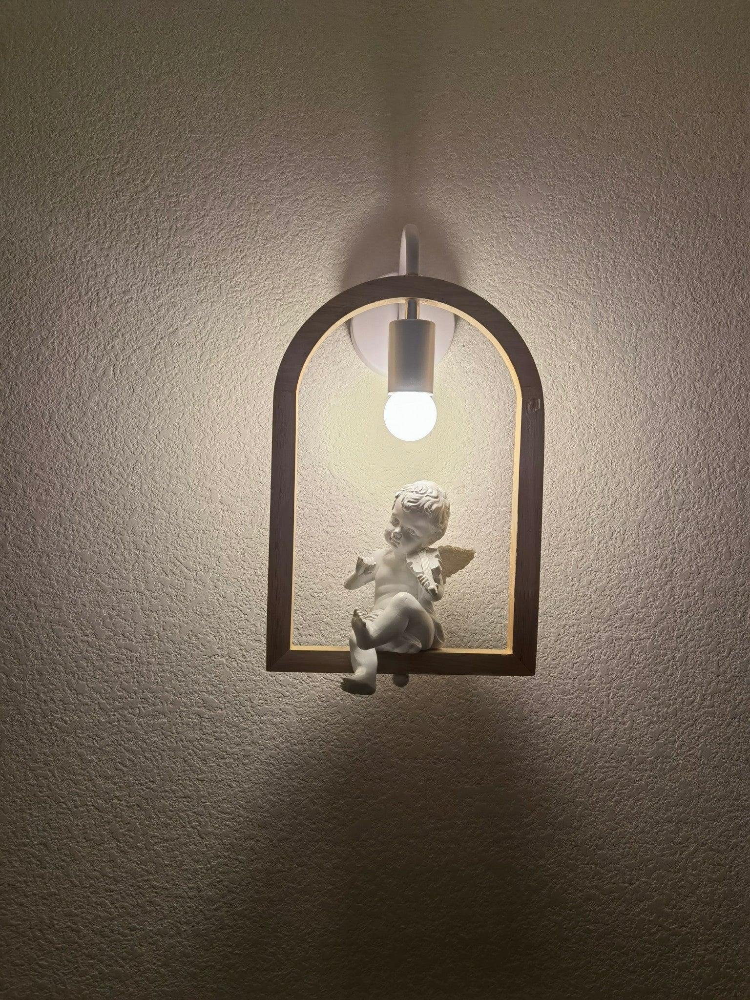 Wood Bird Resin Wall Light - Lamp Outdoor